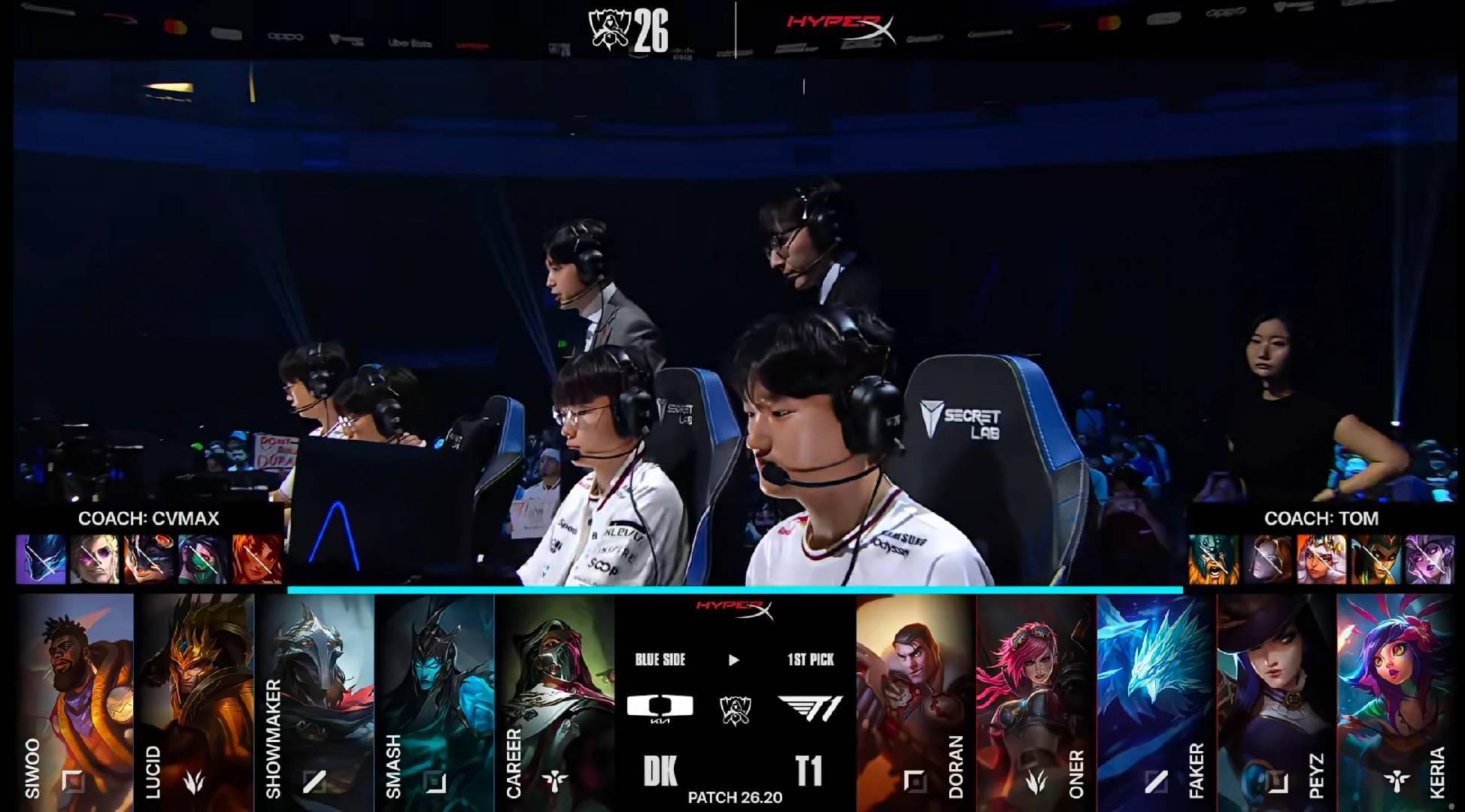 运营一场远古龙团一触就碎,DK战胜T1进入2-0组
